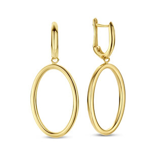 Isabel Bernard Aidee Annette 14 karat gold link drop earrings