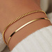 Isabel Bernard Aidee Leontine 14 karat gold snake bracelet