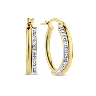 Isabel Bernard Aidee Phillou 14 karat gold hoop earrings