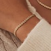 Isabel Bernard Aidee Rosine 14 karat gold link bracelet