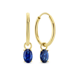 Isabel Bernard Baguette Nila 14 karat gold hoop earrings