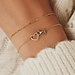 Isabel Bernard Belleville Amore 14 karat gold bracelet with heart
