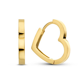 Isabel Bernard Belleville Amore 14 karat gold heart earrings