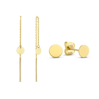 Isabel Bernard Cadeau d'Isabel 14 karat gold earrings set