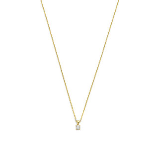 Isabel Bernard De la Paix Celesse 14 karat gold necklace | diamond 0.07 ct