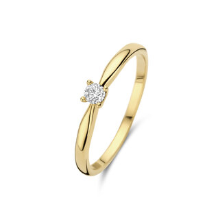 Isabel Bernard De la Paix Christine 14 karat gold ring | diamond 0.10 ct
