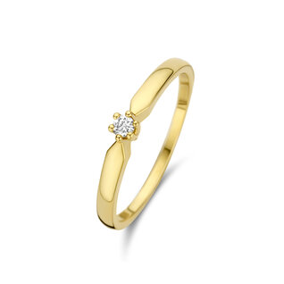 Isabel Bernard De la Paix Emily 14 karat gold ring | diamond 0.05 ct