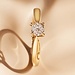 Isabel Bernard De la Paix Hanaé 14 karat gold ring with diamond 0.08 carat