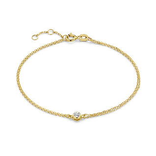 Isabel Bernard De la Paix Inaya 14 karat gold bracelet | diamond 0.02 ct