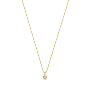 Isabel Bernard De la Paix Inaya 14 karat gold necklace | diamond 0.03 ct