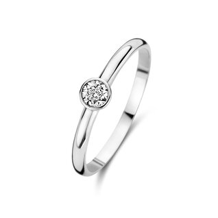 Isabel Bernard De la Paix Inaya 14 karat white gold ring | diamond 0.03 ct