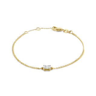 Isabel Bernard De la Paix Maxime 14 karat gold bracelet | diamond 0.10 ct