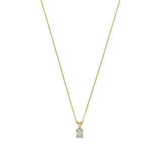 Isabel Bernard De la Paix Maxime 14 karat gold necklace | diamond 0.11 ct