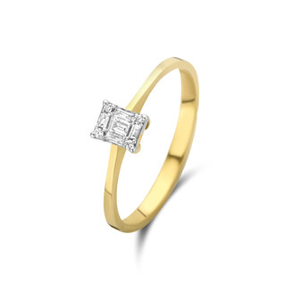 Isabel Bernard De la Paix Maxime 14 karat gold ring | diamond 0.10 ct
