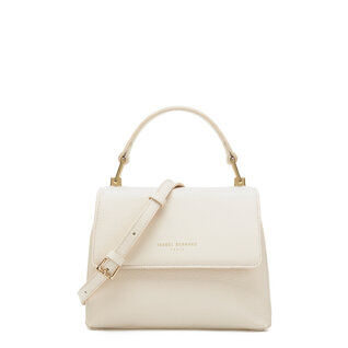 Isabel Bernard Femme Forte Heline cream calfskin leather handbag