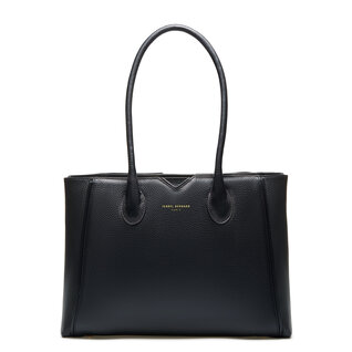 Isabel Bernard Honoré Cloe black calfskin leather handbag