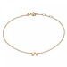 Isabel Bernard La Concorde Rachel 14 karat rose gold initial bracelet