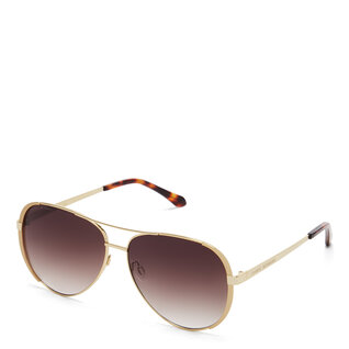 Isabel Bernard La Villette Ruby gold coloured aviator sunglasses