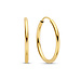 Isabel Bernard Le Marais Cerise 14 karat gold hoop earrings 18 mm
