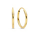 Isabel Bernard Le Marais Cerise 14 karat gold hoop earrings 16 mm