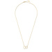 Isabel Bernard Le Marais Loulou 14 karat gold necklace with two rings