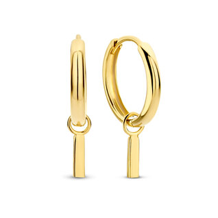 Isabel Bernard Monceau Josephine 14 karat gold hoop earrings