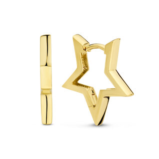 Isabel Bernard Monceau Juene 14 karat gold star earrings