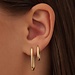 Isabel Bernard Rivoli Aimée 14 karat gold hoop earrings