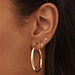 Isabel Bernard Rivoli Estrella 14 karat gold hoop earrings 32 mm