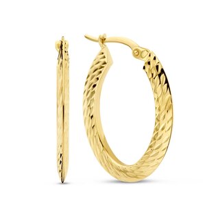 Isabel Bernard Rivoli Lily 14 karat gold hoop earrings