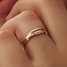 Isabel Bernard Rivoli Méline 14 karat gold trinity ring
