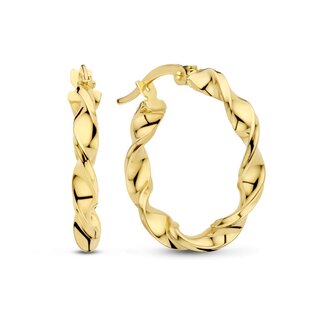 Isabel Bernard Rivoli Odette 14 karat gold hoop earrings