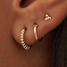 Isabel Bernard Rivoli Zélie 14 karat gold hoop earrings twist