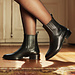 Isabel Bernard Vendôme Chey black calfskin leather chelsea boots