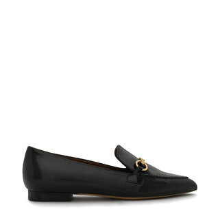 Isabel Bernard Vendôme Margaux black calfskin patent leather loafers